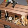 Noahs ark ca. 1,3 meter lang inkl 40 dyr - Image 7