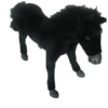 Wild horse 36cm - in plush