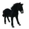 Wild horse 36cm - in plush - Image 4